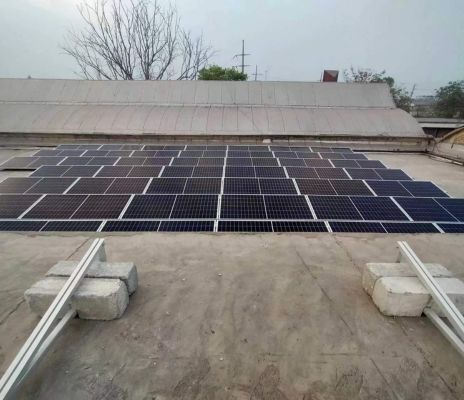 80KW-平屋顶太阳能三角支架